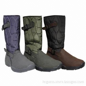 Fashion snow boot, double-face sheepskin